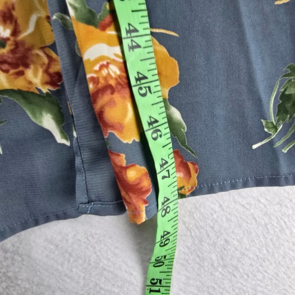 Lulus 19G Best Day of My Life Dusty Sage Floral‎ Print Midi Dress Tie Front XL - Picture 12 of 12
